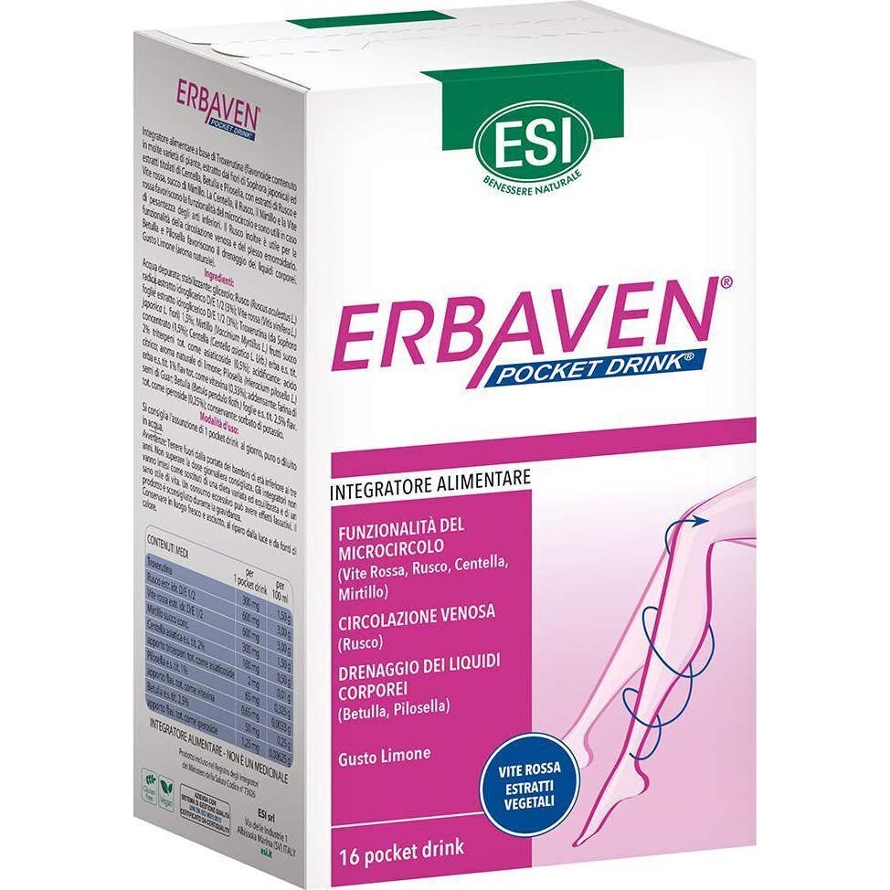 Erbaven Pocket Drink 16 sobres