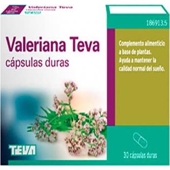 Valeriana Teva 30 capsulas Duras