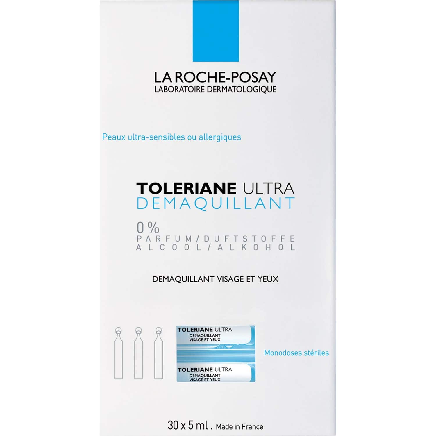 La Roche-Posay Toleriane Desmaquillante de Ojos 30x5ml