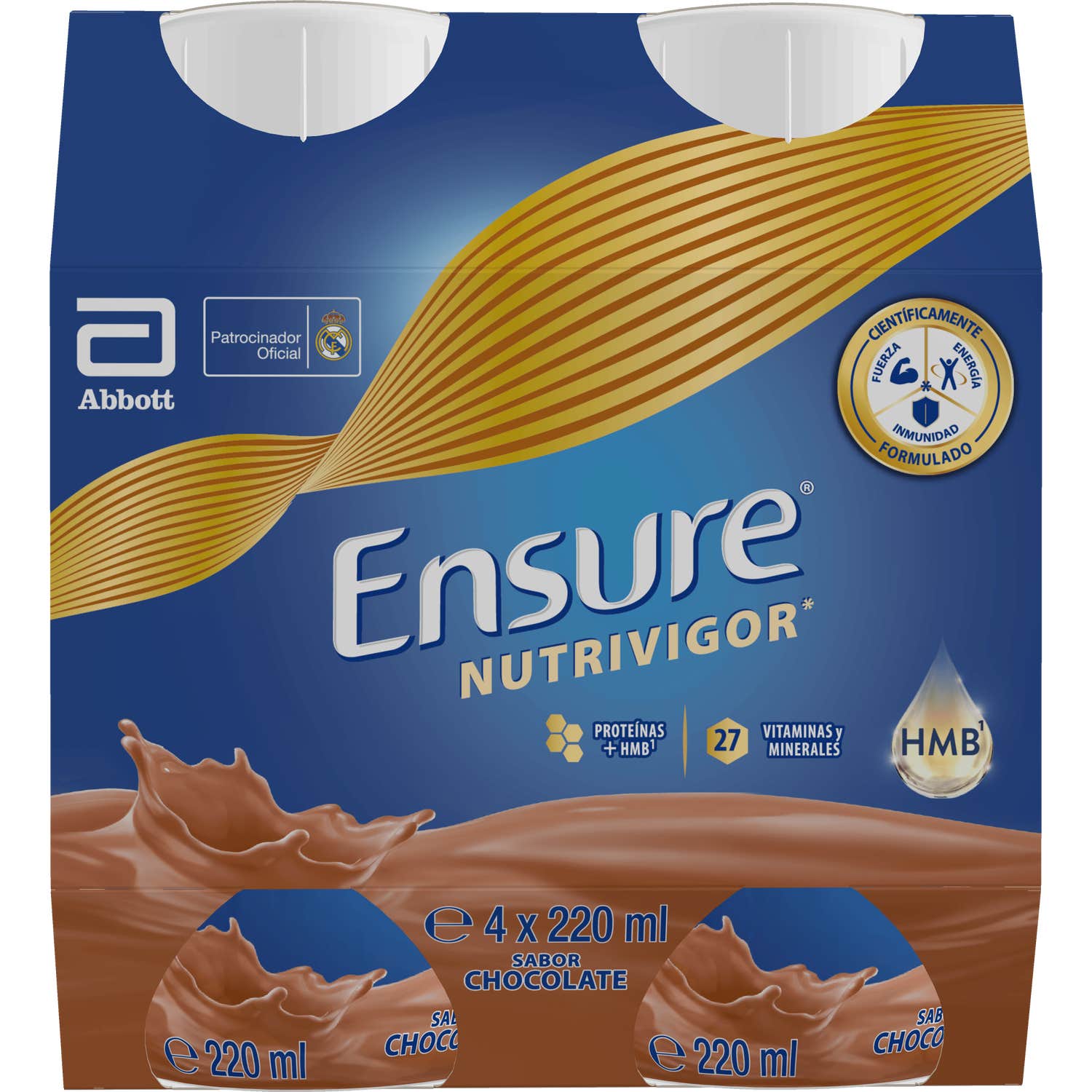 Ensure Nutrivigor Sabor Chocolate 4x220ml