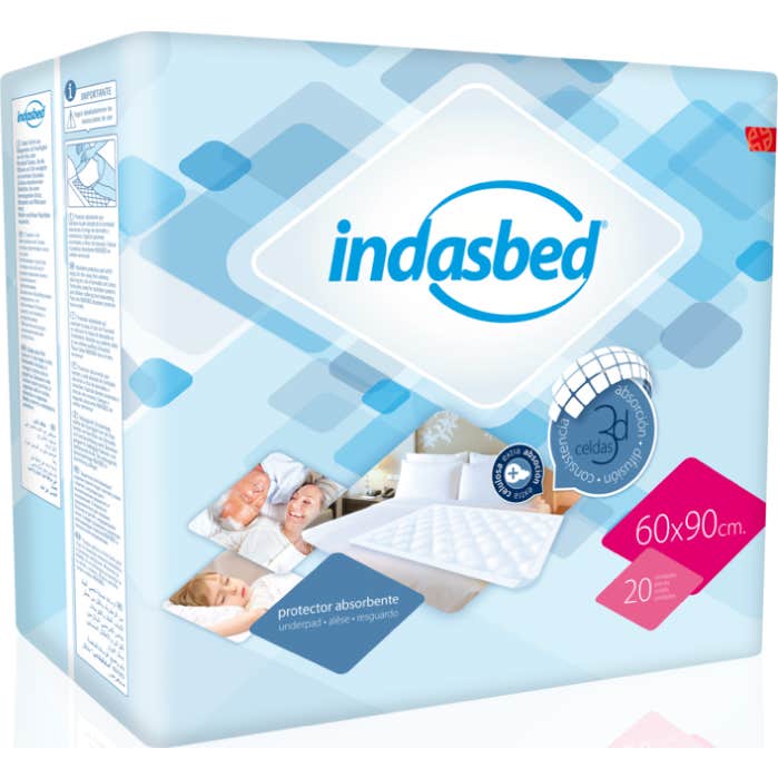 Indasbed Protector Absorbente 60X60cm 20Uds