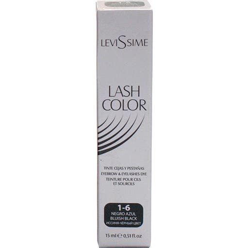 Levissime Lash Color Cejas y Pestañas 1-6 Negro Azul 15 ml