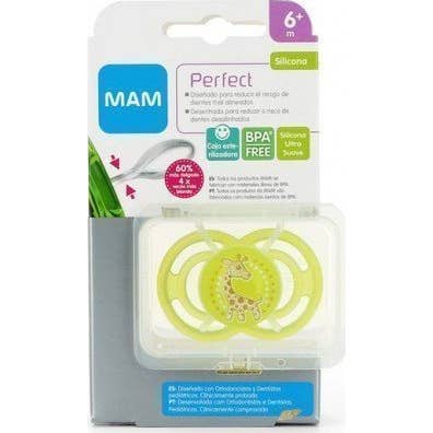 MAM Perfect Dento-flex chupete silicona +6 meses 1ud