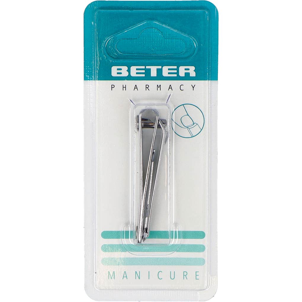 Beter cortauñas cromado lima tipo alemán 1ud