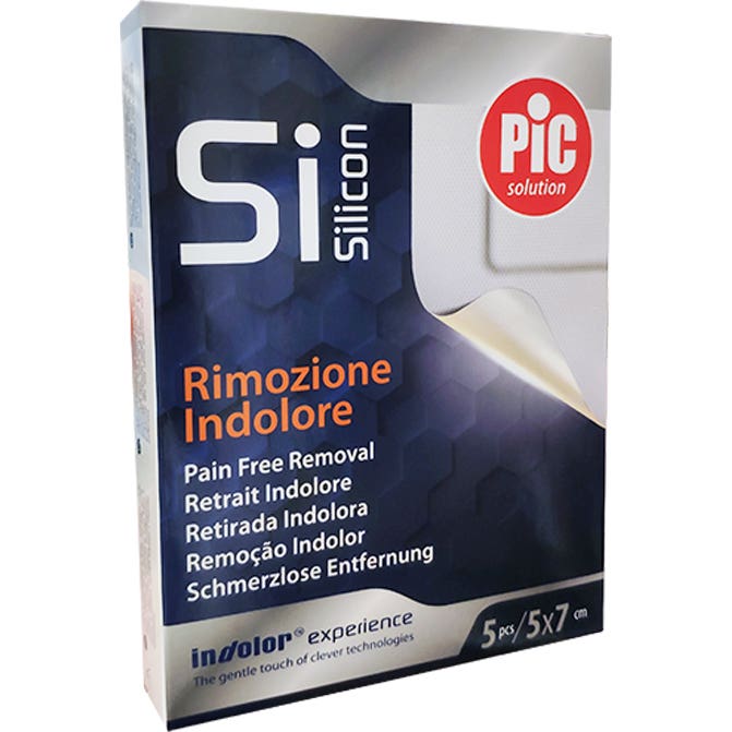 Pic Solution Apósito Adhesivo Silicona Postoperatorio 5x7 cm 5 uds