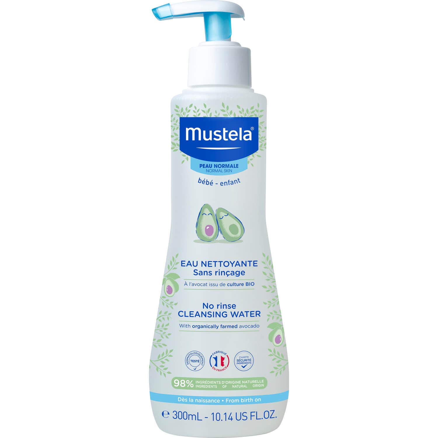 Mustela Agua Limpiadora sin Aclarado con Aguacate BIO 300ml