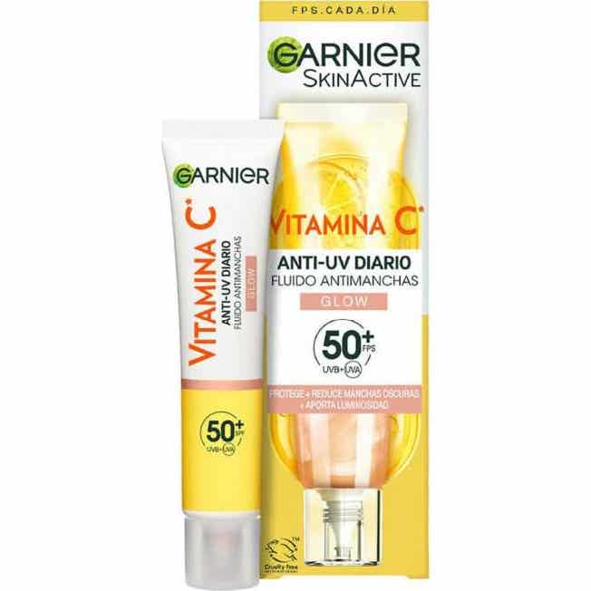 Garnier Skinactive Vitamina C Fluido Antimanchas Spf50 Glow 40 ml