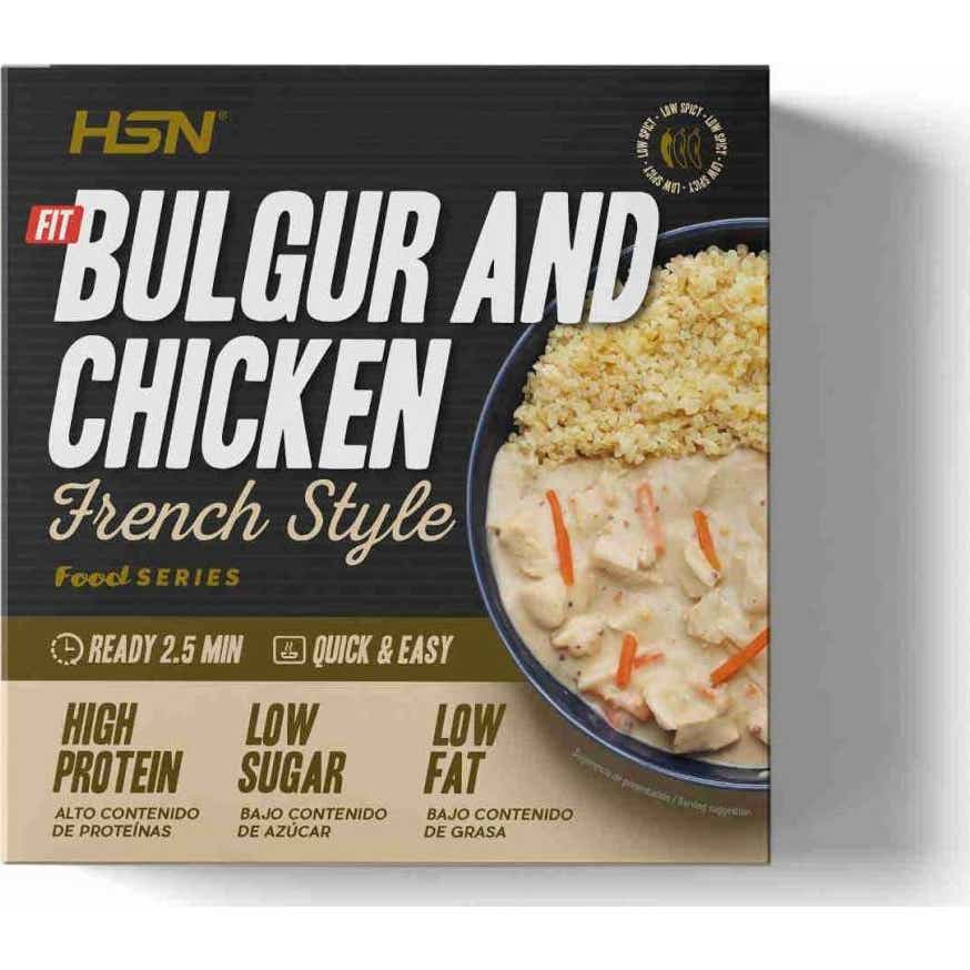HSN Plato Preparado Estilo Fit Bulgur con Pollo en Salsa de Mostaza Estilo Francés 420 g | Natural Doctor
