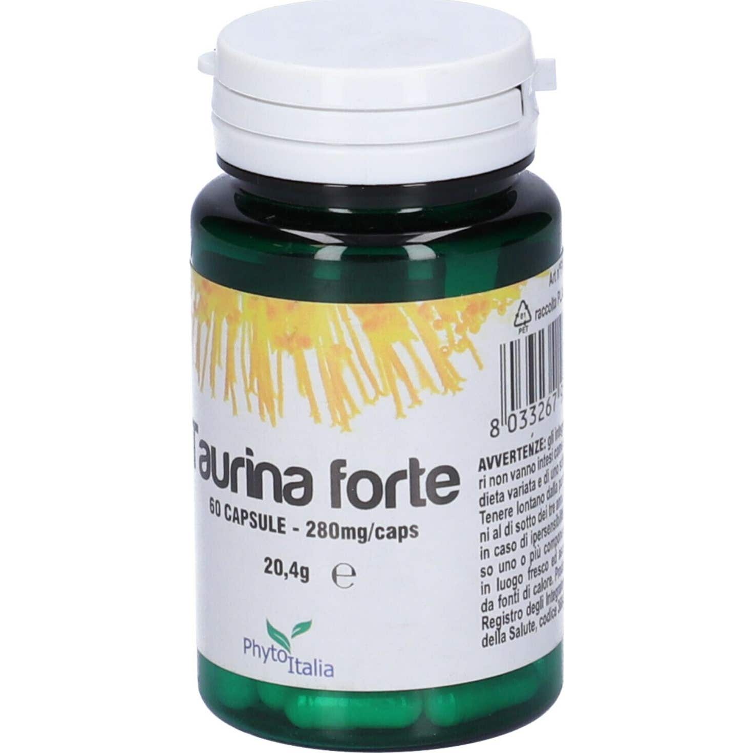 Taurina Fuerte 60 caps de Phytoitalia | Natural Doctor