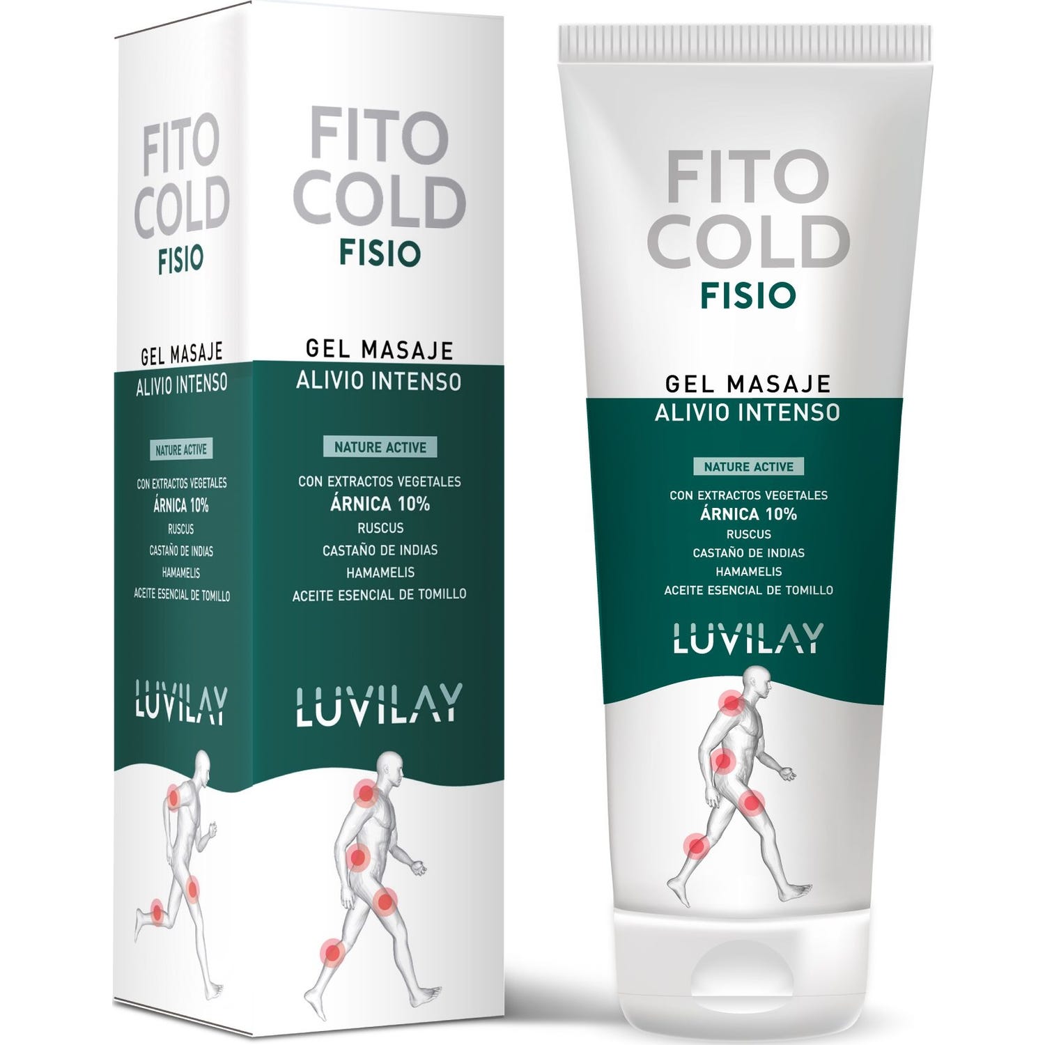 Luvilay Fito Cold Fisio Gel Masaje Alivio Intenso 250ml