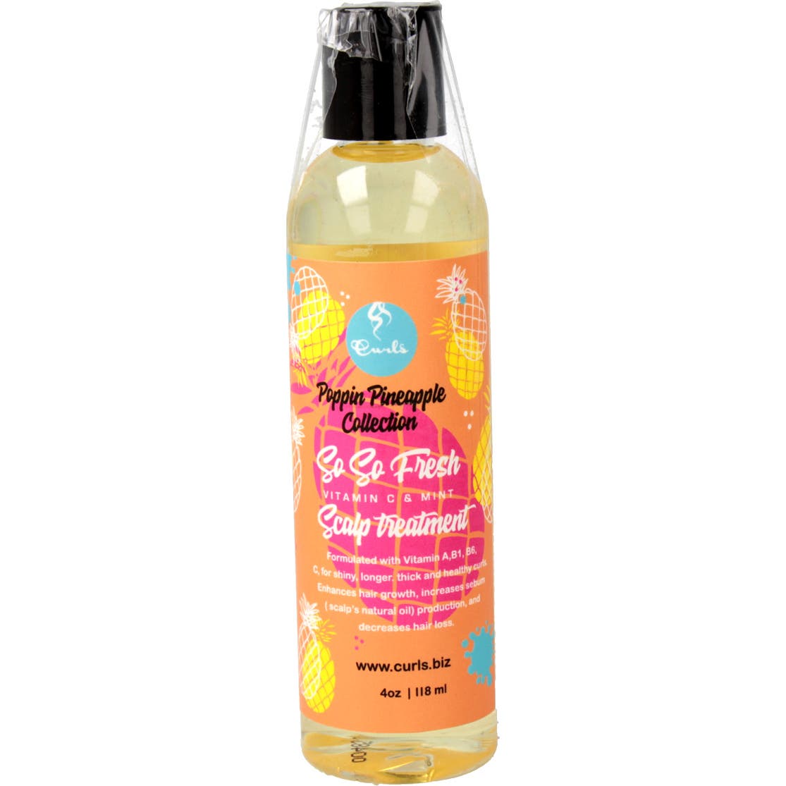 Curls Poppin Pineapple Collection So So Fresh Scalp Tratamiento 236ml