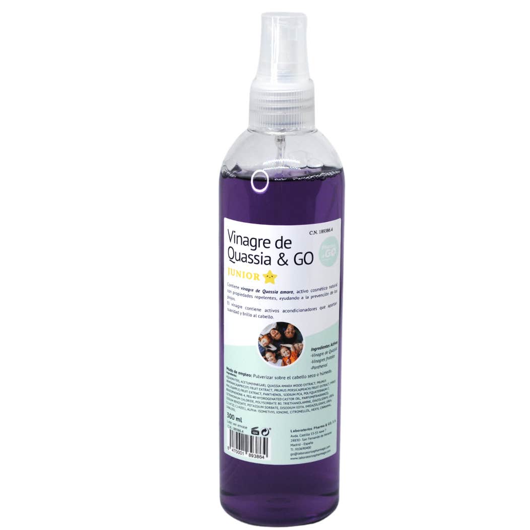 Pharma & Go Vinagre de Quassia Repelente de Piojos 300ml