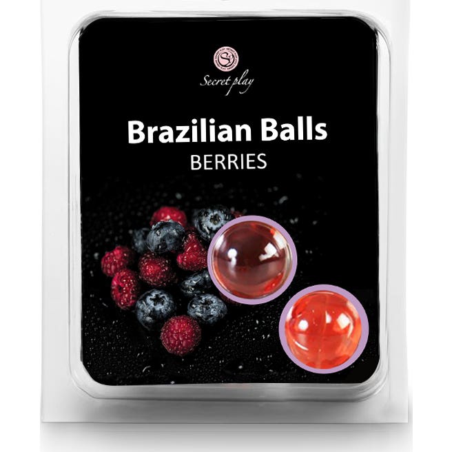 Secret Play Set 2 Brazilian Balls Aroma Frutas del Bosque 8gr