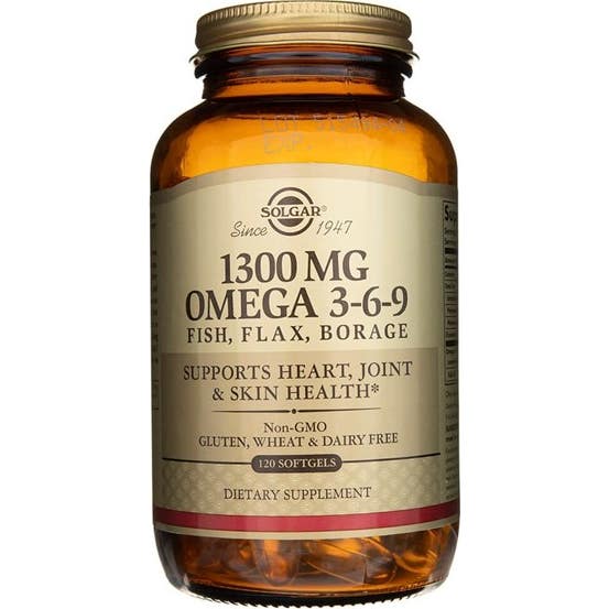 Solgar Omega 3-6-9 Pescado Lino y Borraja 120 perlas