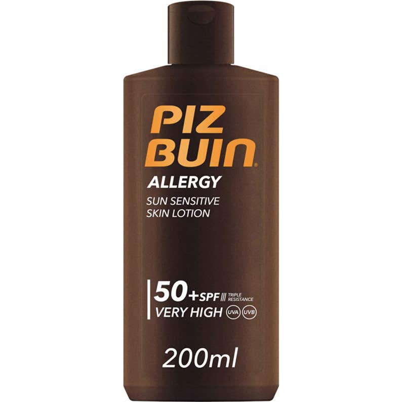 Piz Buin Allergy Loción Piel Sensible SPF50+ Proteccion 400ml