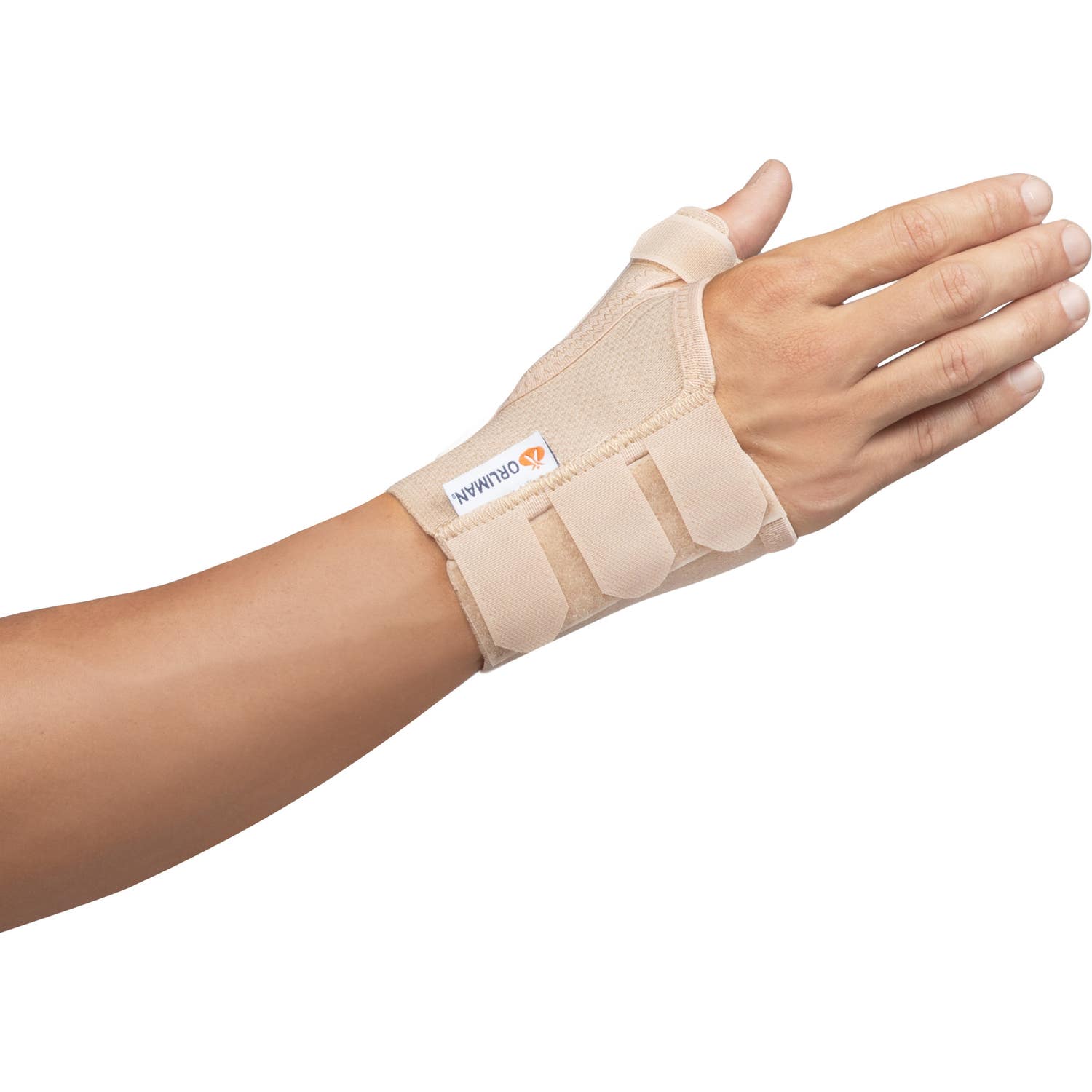 Orliman Muñequera Ferula Pulgar Derecha Beige T-1 1ud