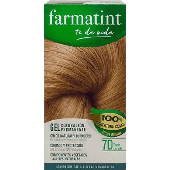 Farmatint Gel 7 D Rubio Dorado 135 ml