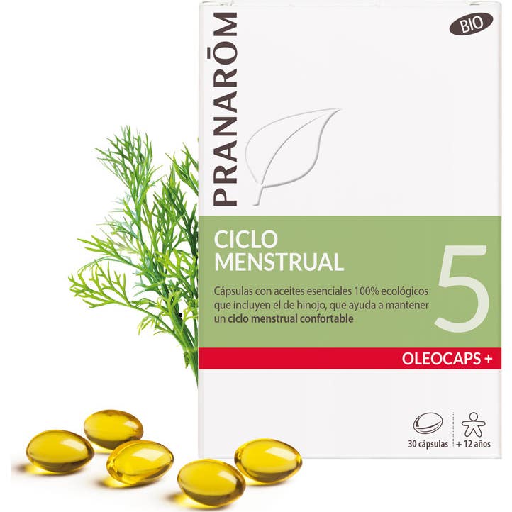 Pranarôm Oleocaps+ 5 Ciclo Menstrual BIO 30 caps