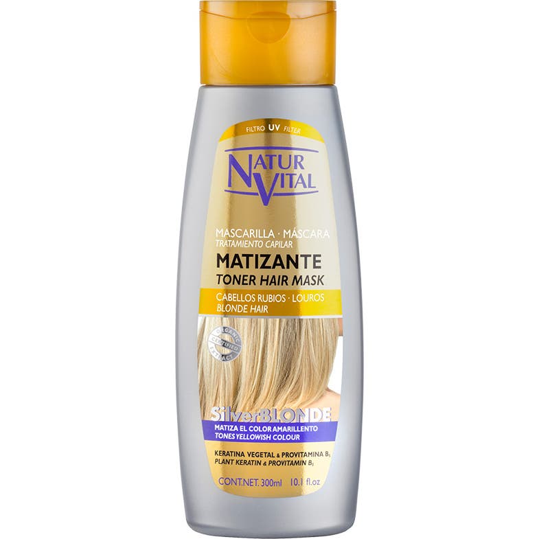 NaturVital Silver Blonde Mascarilla Capilar Matizante 300ml