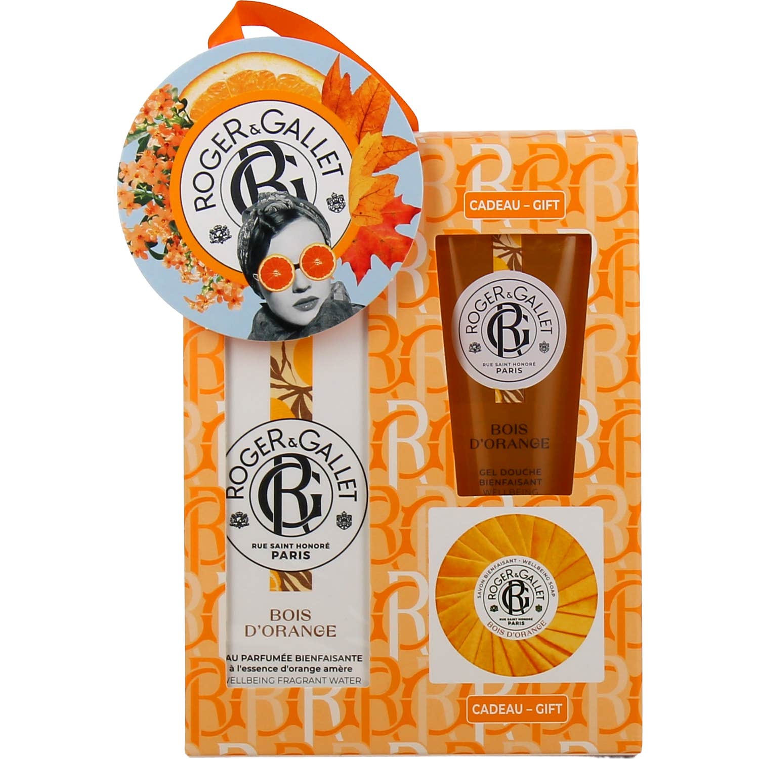 Roger & Gallet Cofre Otoño Madera de Naranja 3 Unidades