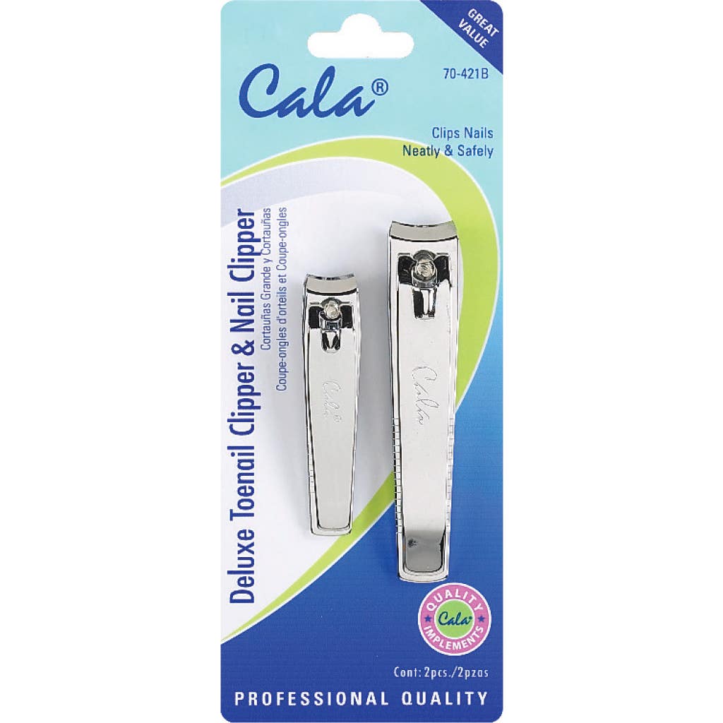 Cala Accesorios Deluxe Toenail Clipper &Nail Clipper 2uds