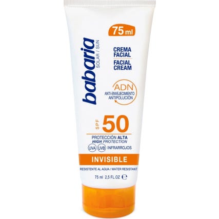 Babaria Solar Crema Spf50+ Invisible 75 ml