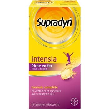 Chatgpt Plussupradyn Intensia Rico en Hierro 30 comp Efervescentes