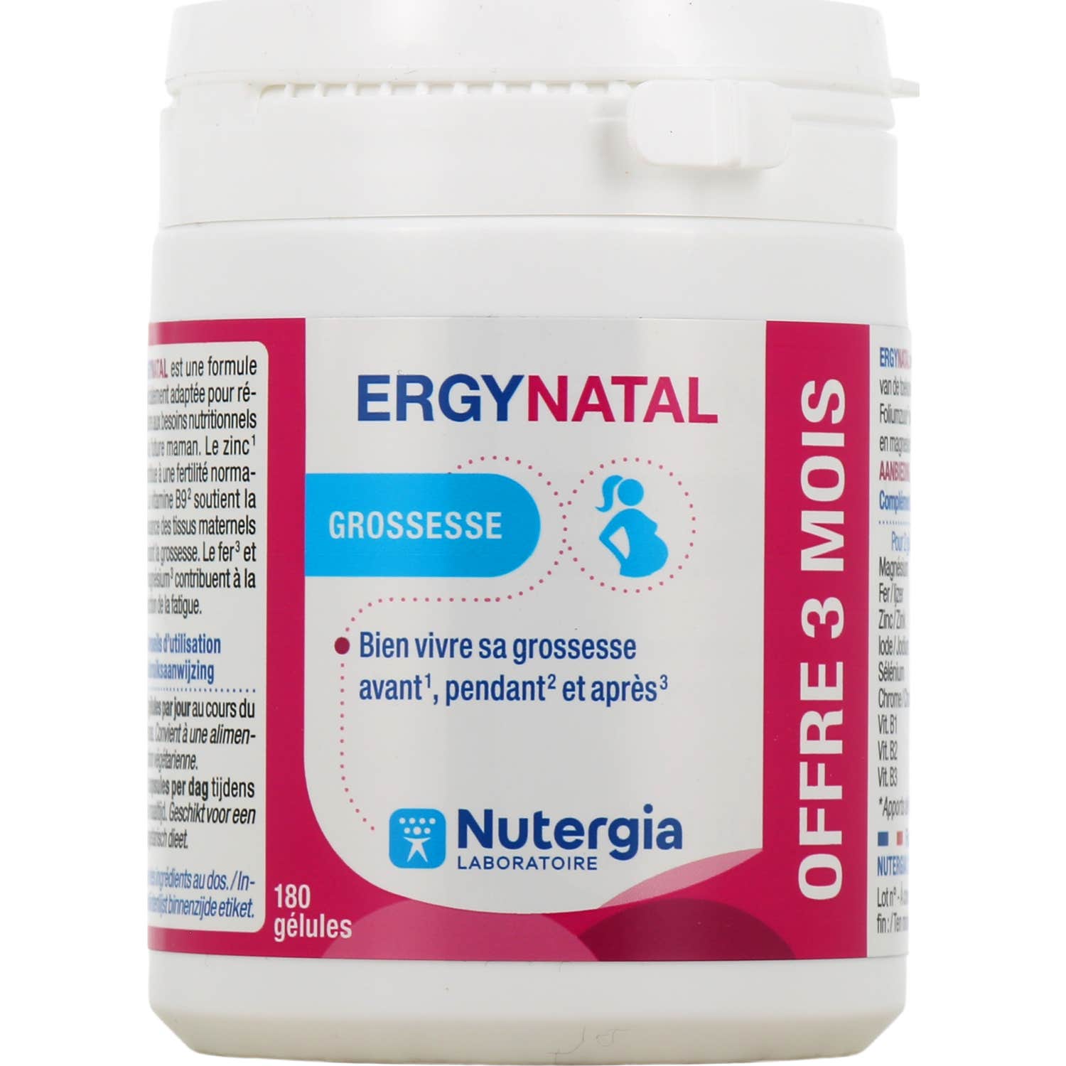Nutergia Ergynatal Embarazo 180 Perlas