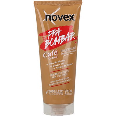 Novex Pra Bombar Café Acondicionador Crecimiento 200 ml