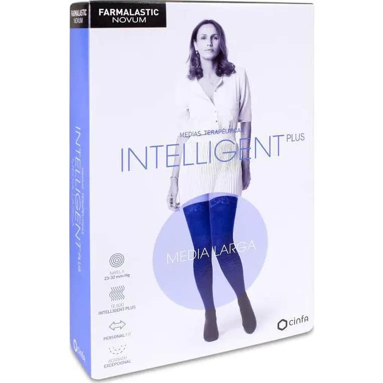Farmalastic Novum Media Larga Intelligent Plus Compresion Normal Canela T-4