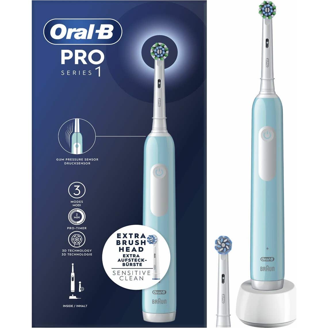 Oral-B Pro 1 Cepillo Dental Azul Turquesa 1ud