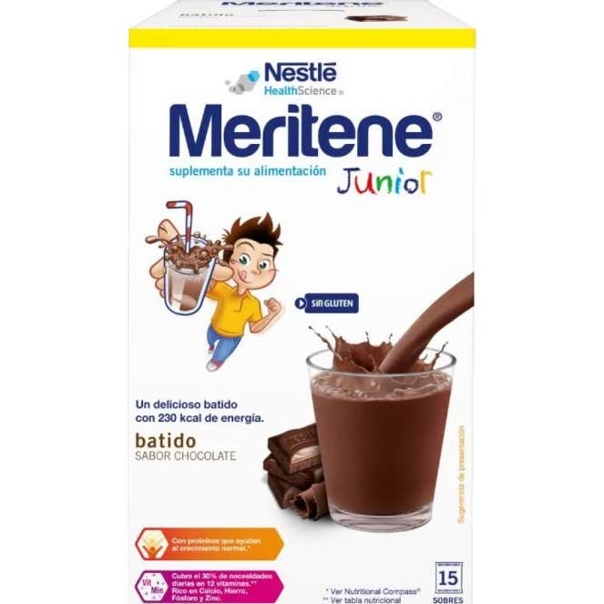 Meritene Junior Batido Chocolate 15 sobres