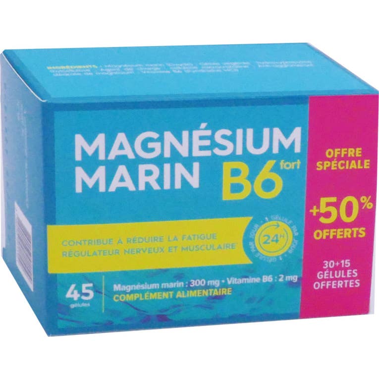 Pharmascience Magnesio Marino B6 Fuerte 45 caps
