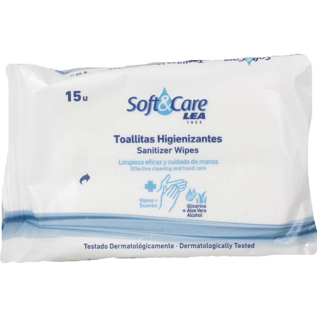 Lea Soft&Care Toallitas Higienizantes 15uds