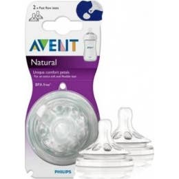 Avent Tetinas Clásicas + Flujo Lento 2 uds