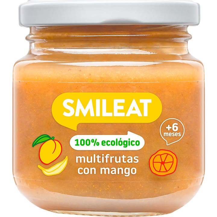 Smileat Tarrito Ecológico de Multifrutas con Mango 130g