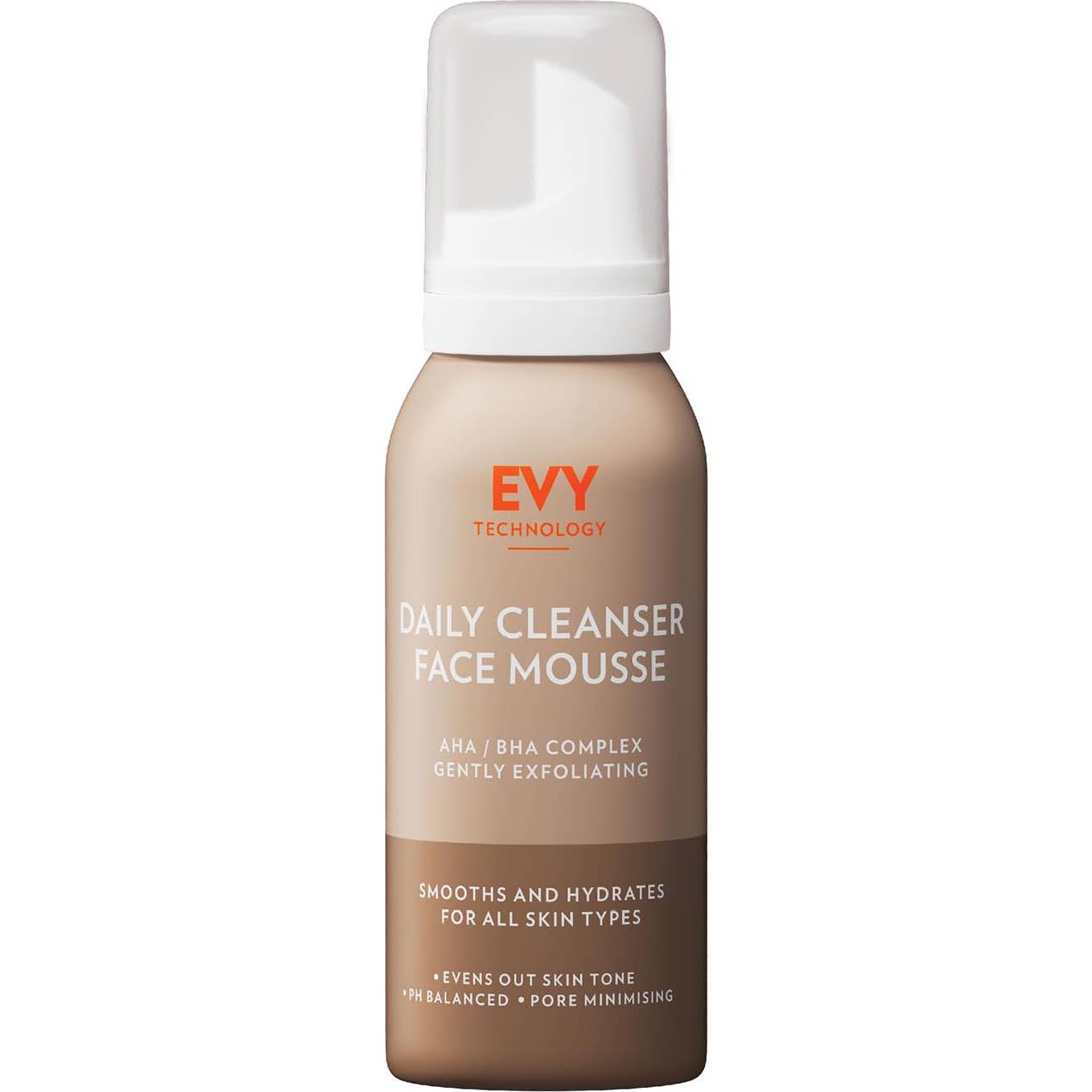 Evy Daily Cleanser Face Mousse AHA Gently Exfoliating 100 ml