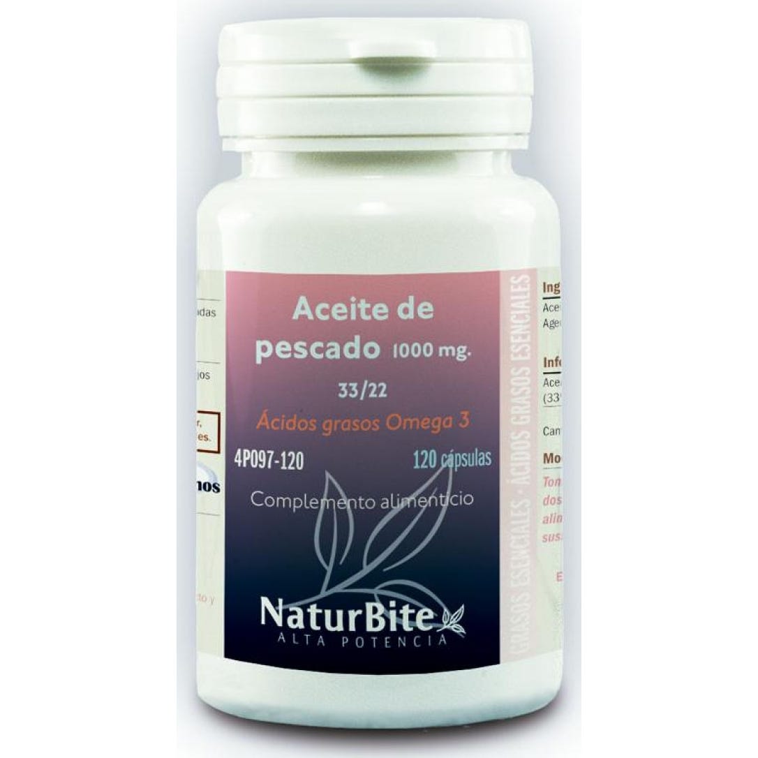 NaturBite Aceite de Pescado 1000mg 33/22 60caps