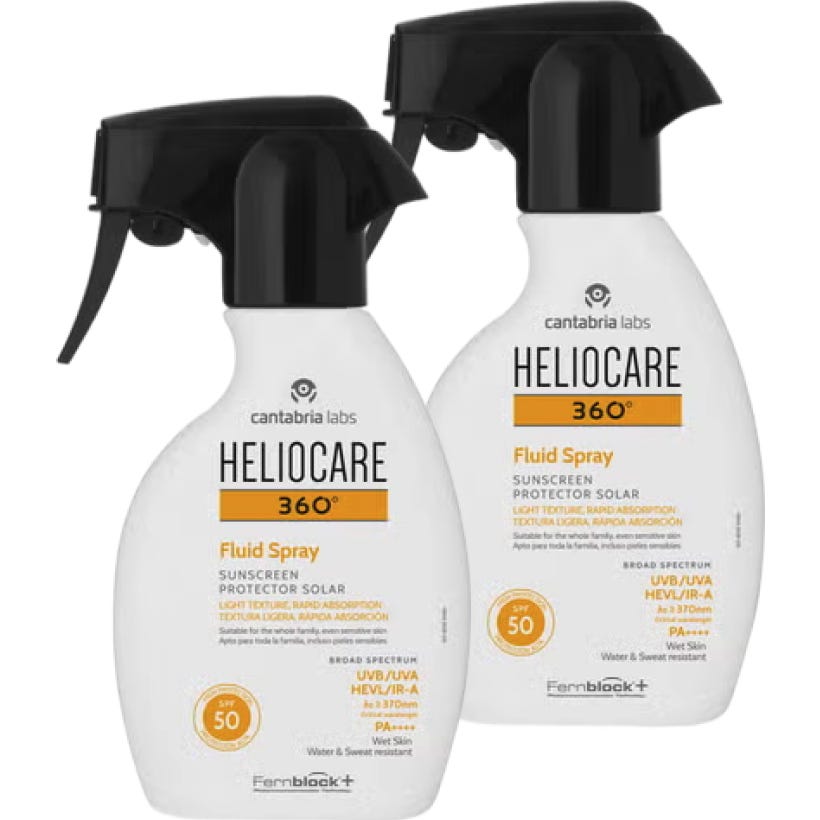 Heliocare Pack 360º Fluid Spray SPF502x 250ml