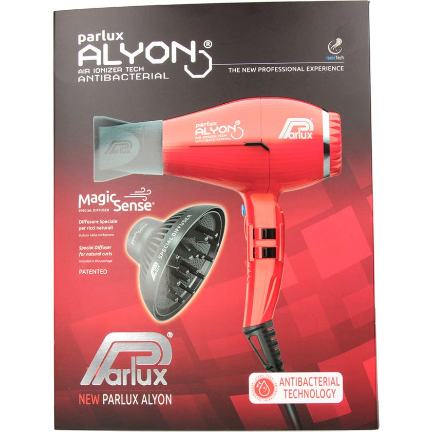 Parlux Set Alyon Secador Rojo Noche + Difusor Magicsense