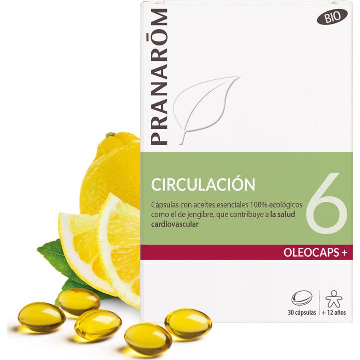 Pranarôm Oleocaps+ 6 Circulación BIO 30 caps