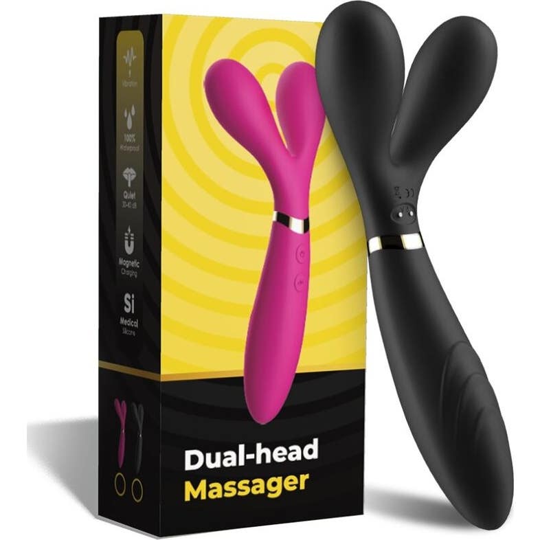 Armony Y-Wand Masajeador & Vibrador Cabeza Doble Negro 1ud