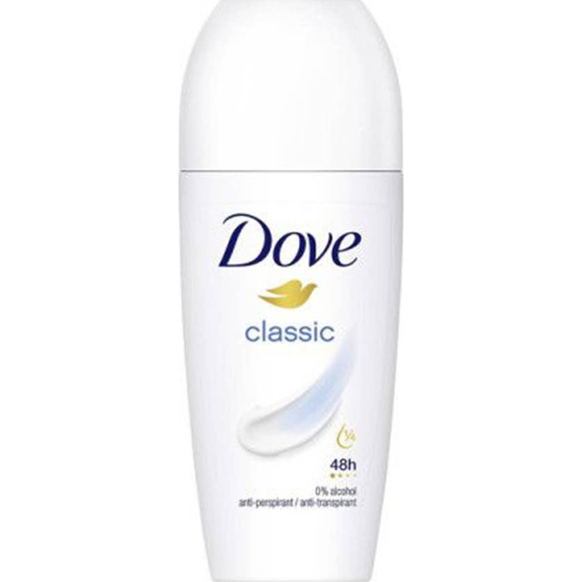 Dove Classic Desodorante Roll-On Sin Alcohol 50ml