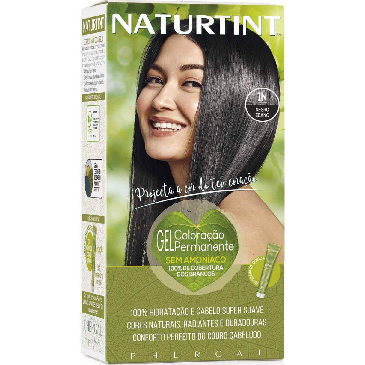 Naturtint Coloración Permanente 1N Negro Ébano 170ml