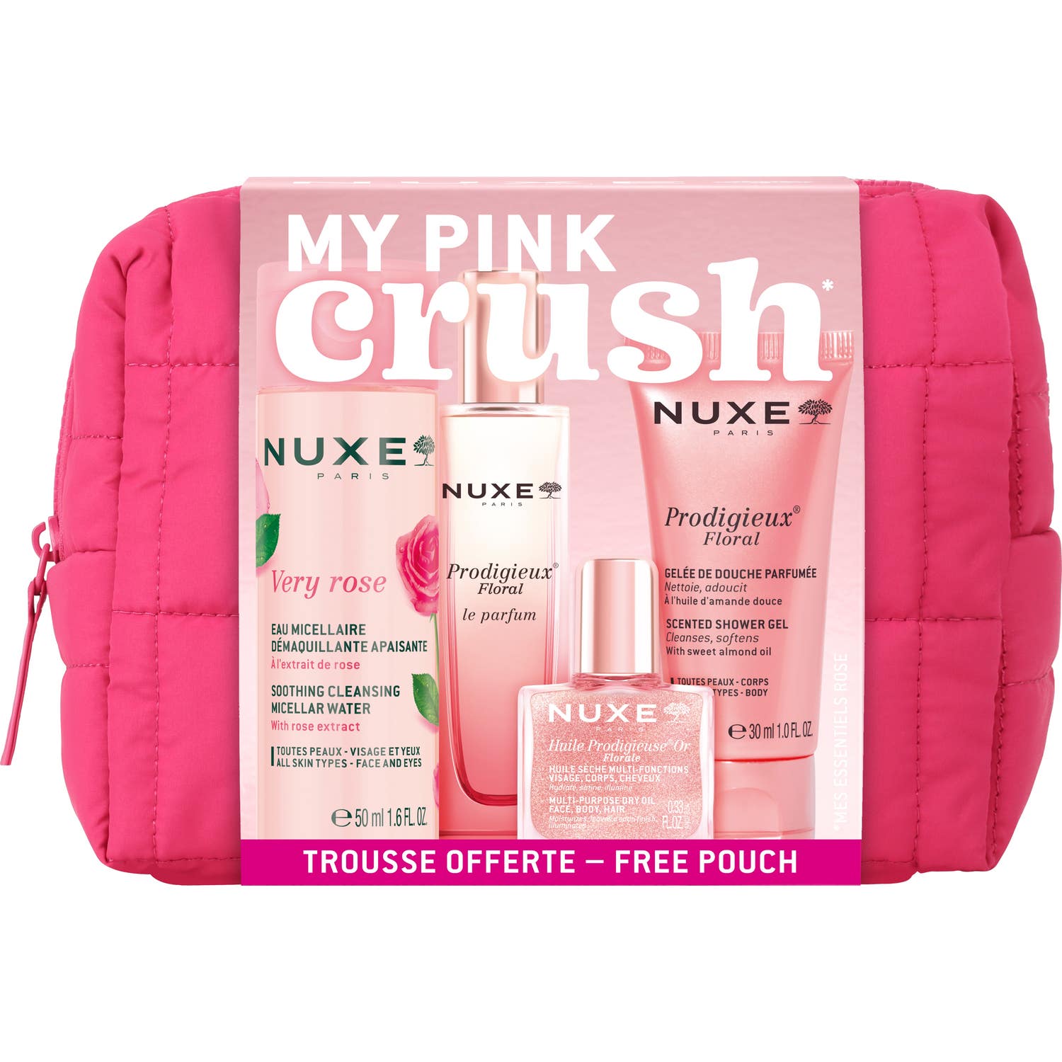 Nuxe Neceser Rosa My Pink Crush Prodigieux