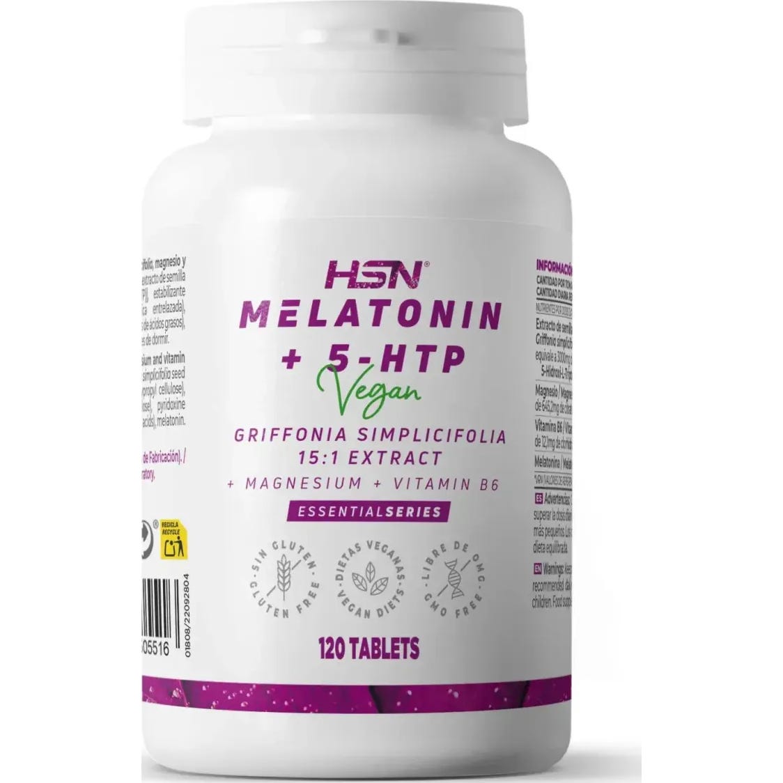 HSN Melatonina + 5-HTP 1,9mg/100mg 120comp