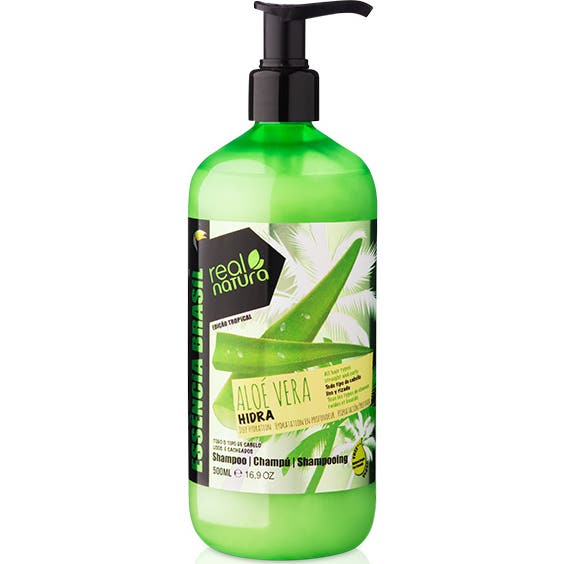 Real Natura Champú Sin Sal Aloe Vera Hidra 500 ml