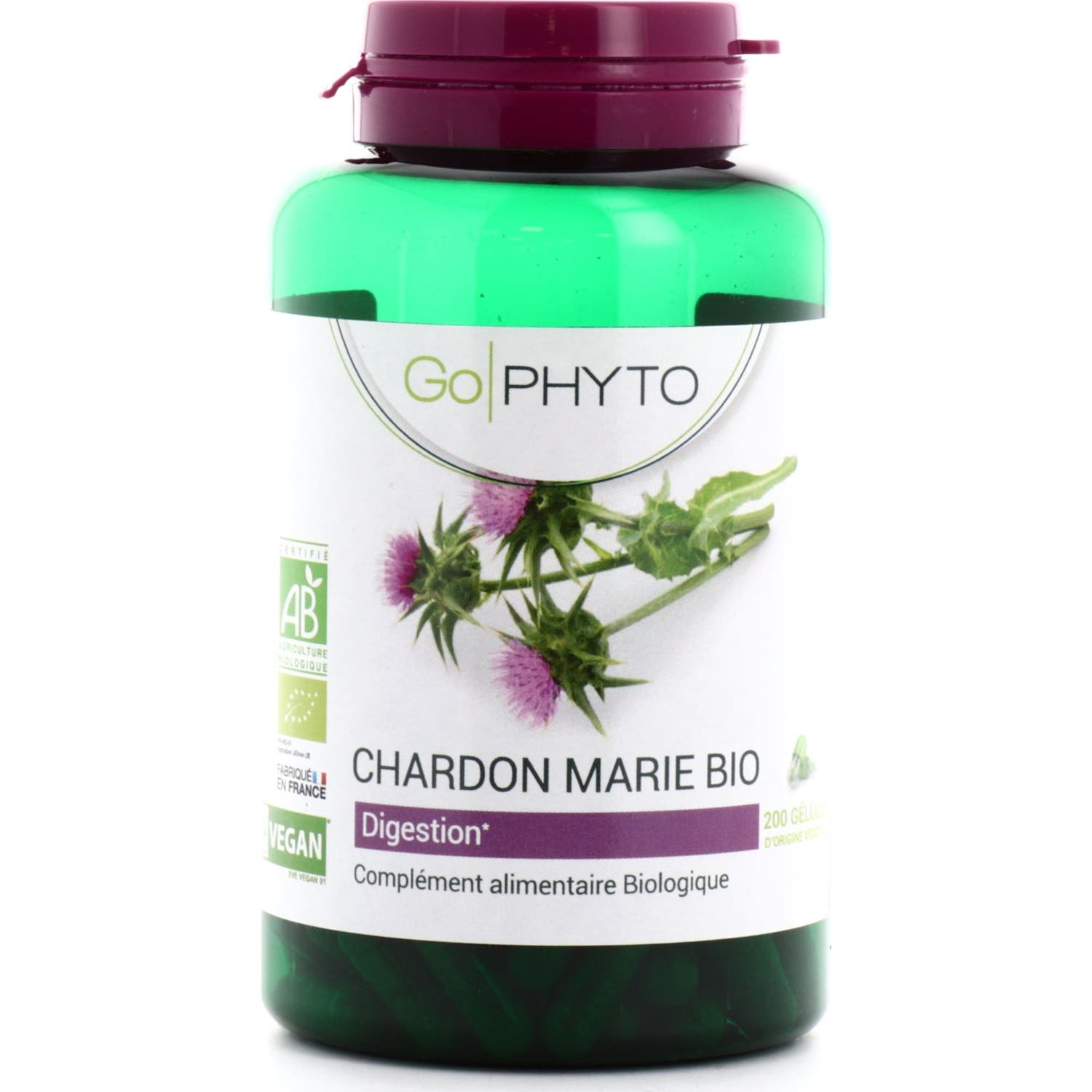 Go Phyto Chardon Marie Bio 200caps | Natural Doctor