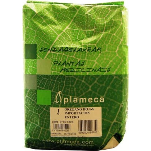 Plameca Orégano Hojas Importación Entero 1Kg