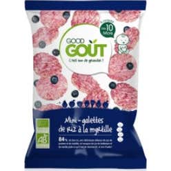 Mini-Galetas de Arroz con Arándanos Orgánico Ds 10 Meses 40 g